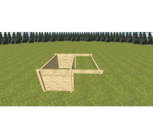 Баня 4,2*2,2 с навесом
